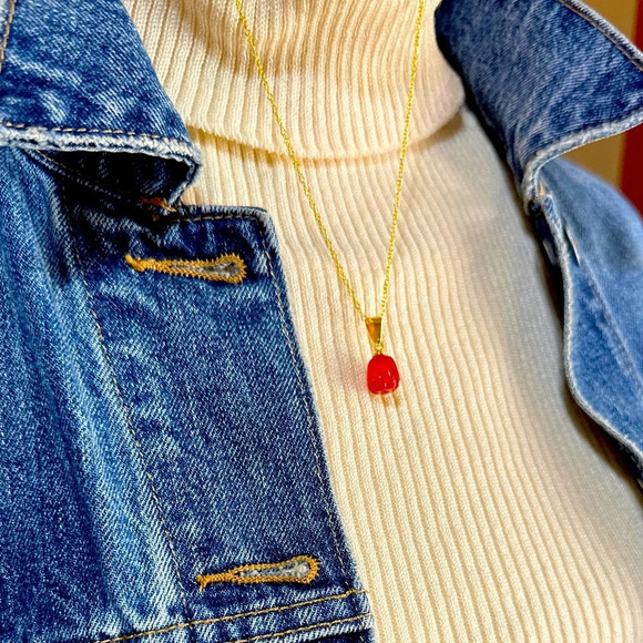 Alquimia by Ady Gold and Red Necklace - Picture 2 of 8